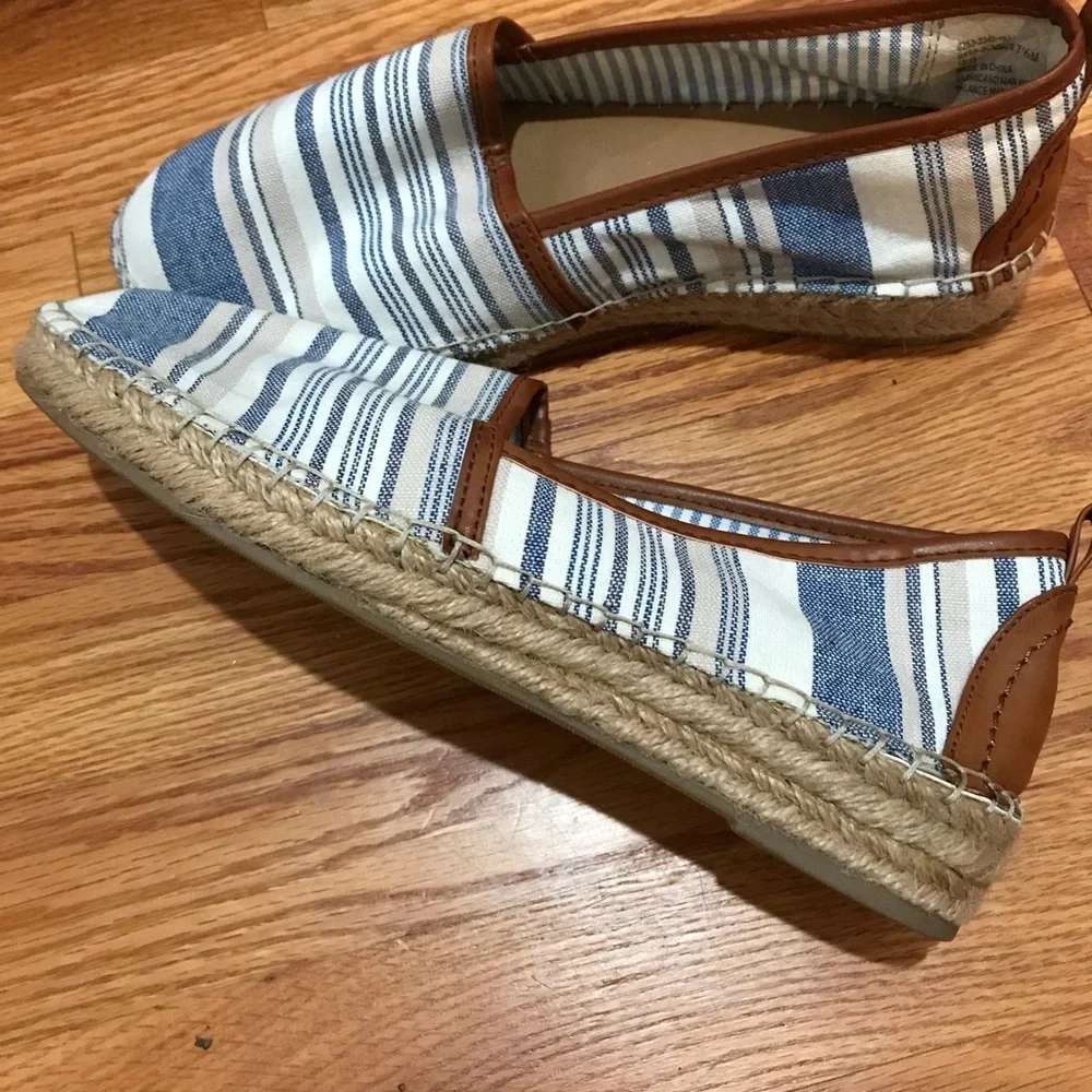 👡G. H. Bass Striped Espadrilles